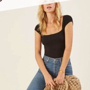 Reformation Black Women's Top